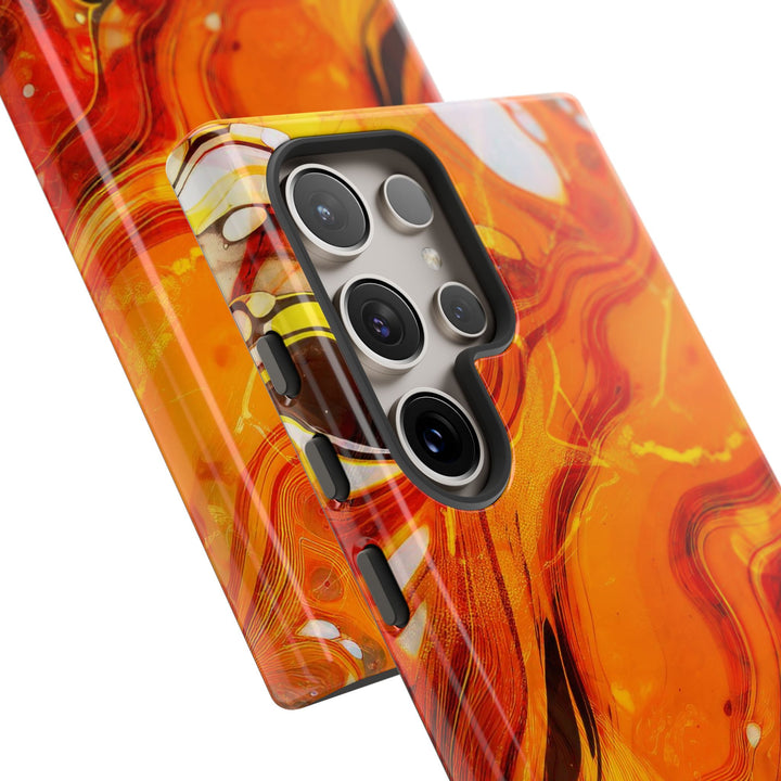 Impact Resistant, Fall Colors Marble, Cute Phone Cases for Samsung S24, S23, S22, S21, IPhone 15 pro Iphone 14 pro Iphone 13 IPhone 12 Iphone 11 - Studio40ParkLane