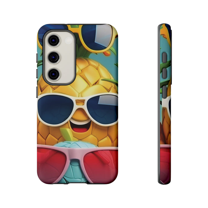 Cute Samsung Phone Case | Aesthetic Samsung Phone Case | Galaxy S23, S22, S21, S20 | Summer Pineapple Fruit, Protective Phone Case - Studio40ParkLane