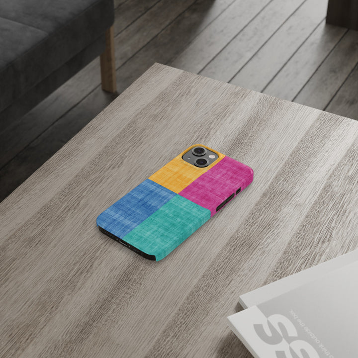 Slim Cute Phone Cases for Iphone | iPhone 15 Case | iPhone 15 Pro Max Case, Iphone 14, Iphone 14 Pro Max, Iphone 13, Abstract Color Blocks - Studio40ParkLane