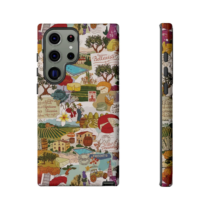Italy Tuscany Coquette Collage Tough Premium Phone Case - For iPhone 17 Pro Max iPhone 16 Pro iPhone 15 Iphone 14 Plus 13 Pro 12 11 10 XR - Studio40ParkLane