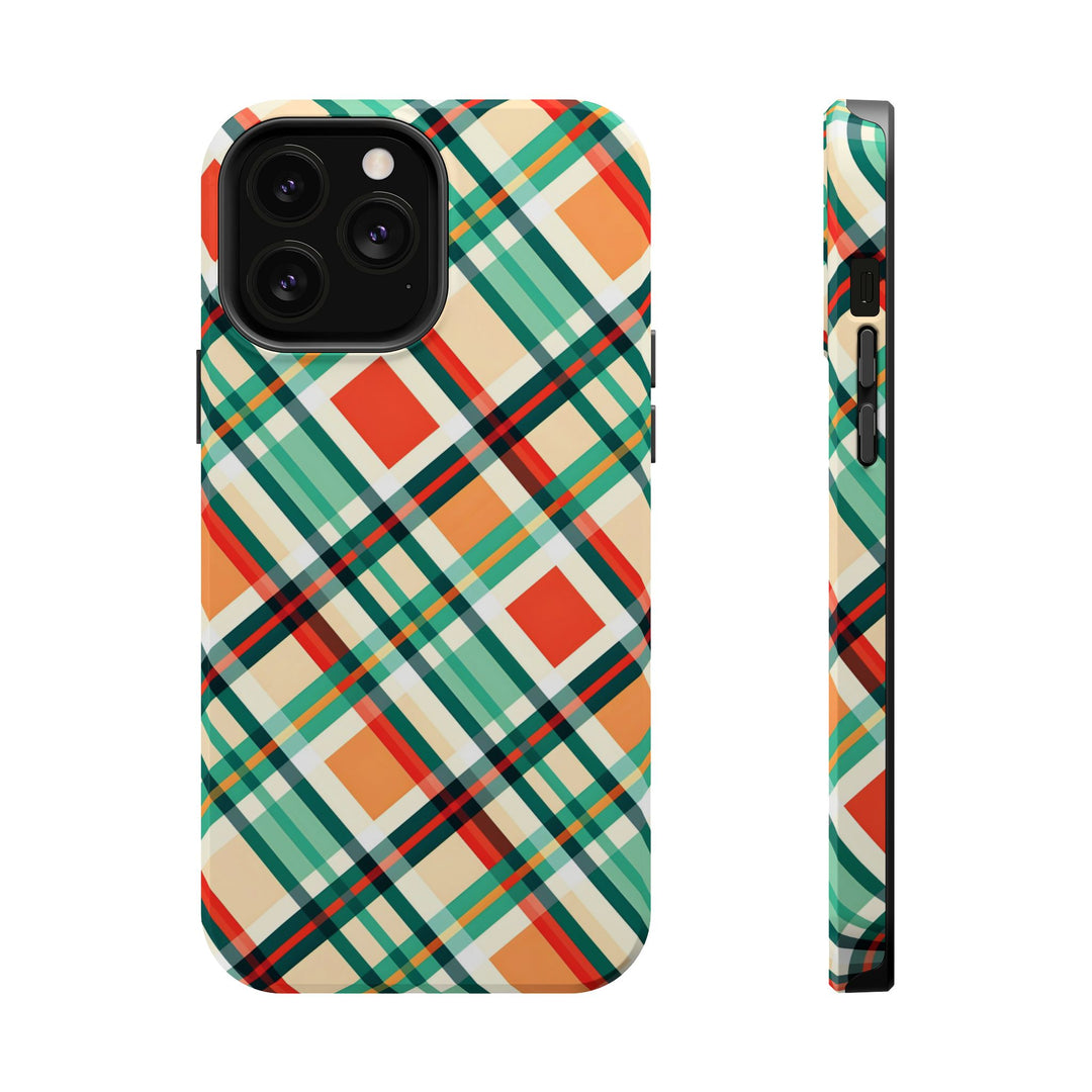 Checkered Plaid Magsafe Gift for Her Cute Phone Case for Iphone, | iPhone 16 | iPhone 15 Pro Max, Iphone 14 Pro Max, 13 12 11 10 9 8 7 - Studio40ParkLane