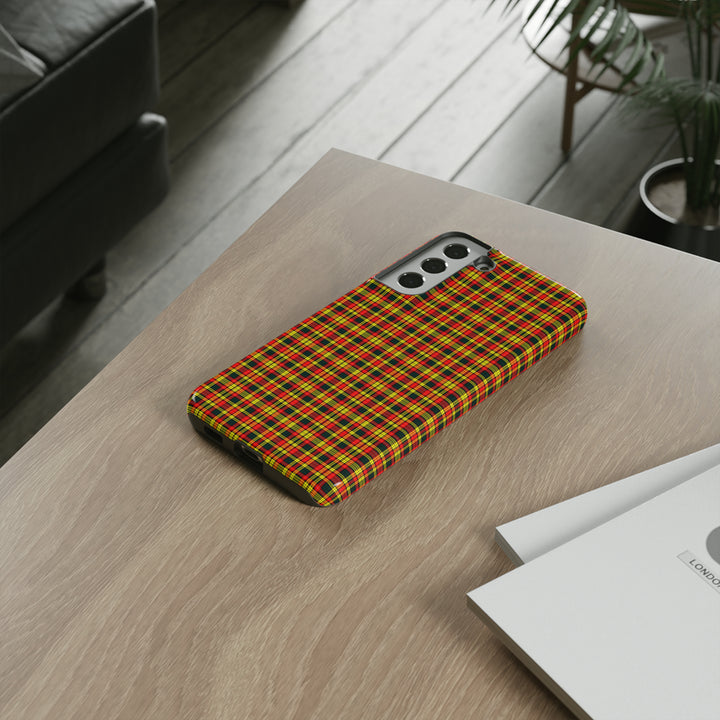 Samsung Galaxy Phone Case | Galaxy S23, S22, S21, S20 | Luxury Case Double Layered | Impact Resistant | Fashionable - Tartan Buchanan - Studio40ParkLane
