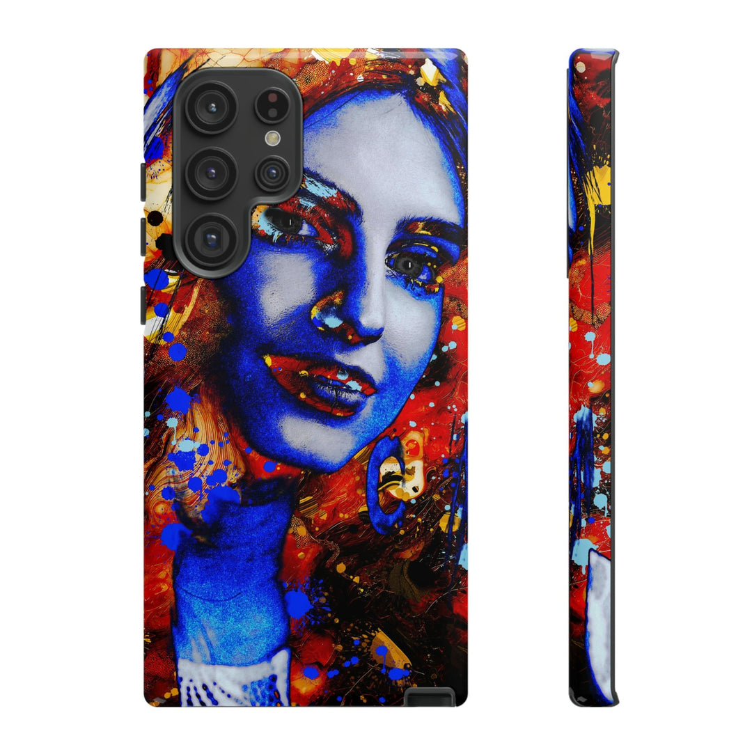 Cute Samsung Phone Case | Aesthetic Samsung Phone Case | Galaxy S23, S22, S21, S20 | Marble Splash Face, Protective Phone Case - Studio40ParkLane