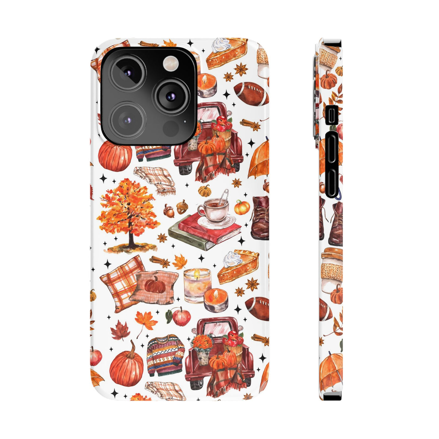 Slim Cute Fall Phone Cases Gift for Her Coquette Collage for Iphone 16 | iPhone 15 Case | iPhone 15 Pro Max Case, Iphone 14 Case, Iphone 13, Slim