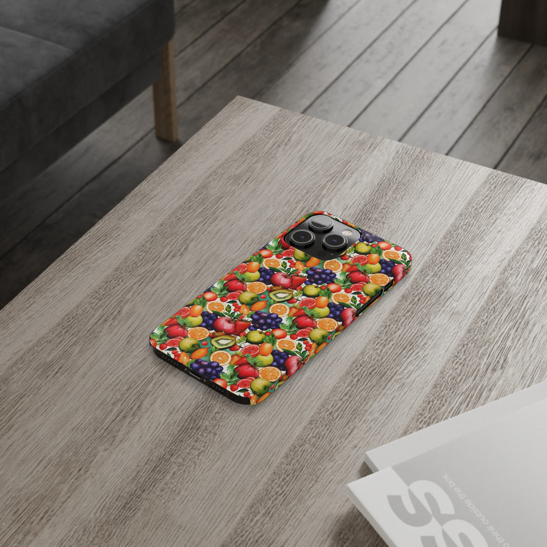 Slim Cute Phone Cases for Iphone | iPhone 15 Case | iPhone 15 Pro Max Case, Iphone 14, Iphone 14 Pro Max, Iphone 13, Summer Fruit Mix Selection - Studio40ParkLane