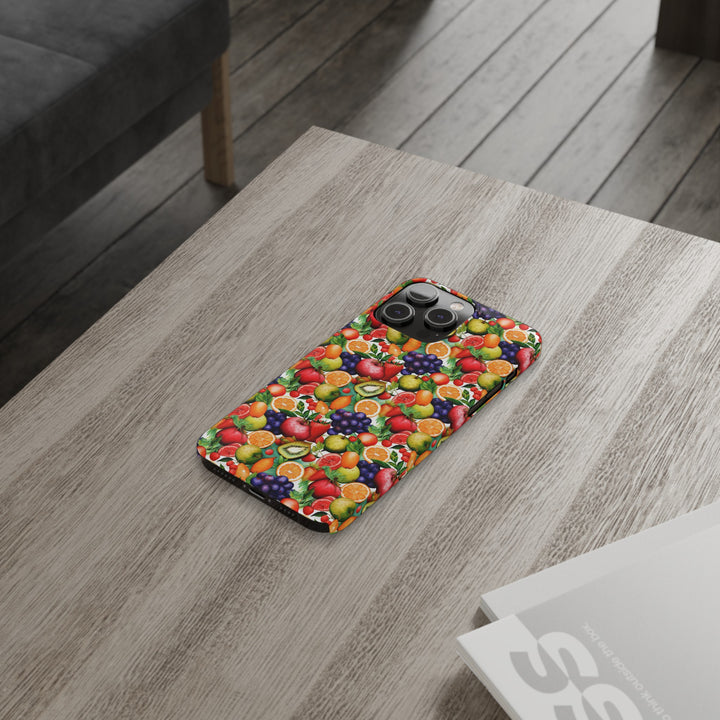 Slim Cute Phone Cases for Iphone | iPhone 15 Case | iPhone 15 Pro Max Case, Iphone 14, Iphone 14 Pro Max, Iphone 13, Summer Fruit Mix Selection - Studio40ParkLane