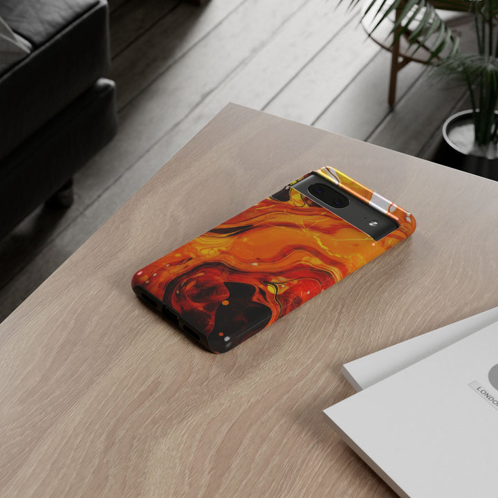 Impact Resistant, Fall Colors Marble, Cute Phone Cases for Samsung S24, S23, S22, S21, IPhone 15 pro Iphone 14 pro Iphone 13 IPhone 12 Iphone 11 - Studio40ParkLane
