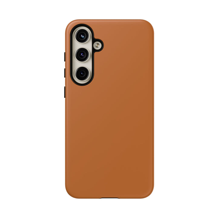 Premium Tough Rusty Brown Orange Gift for Her Cute Phone Cases for Samsung S25 S24, S23, S22, S21, Iphone, 16, 15, 14, 13 Pro Max Ultra - Studio40ParkLane