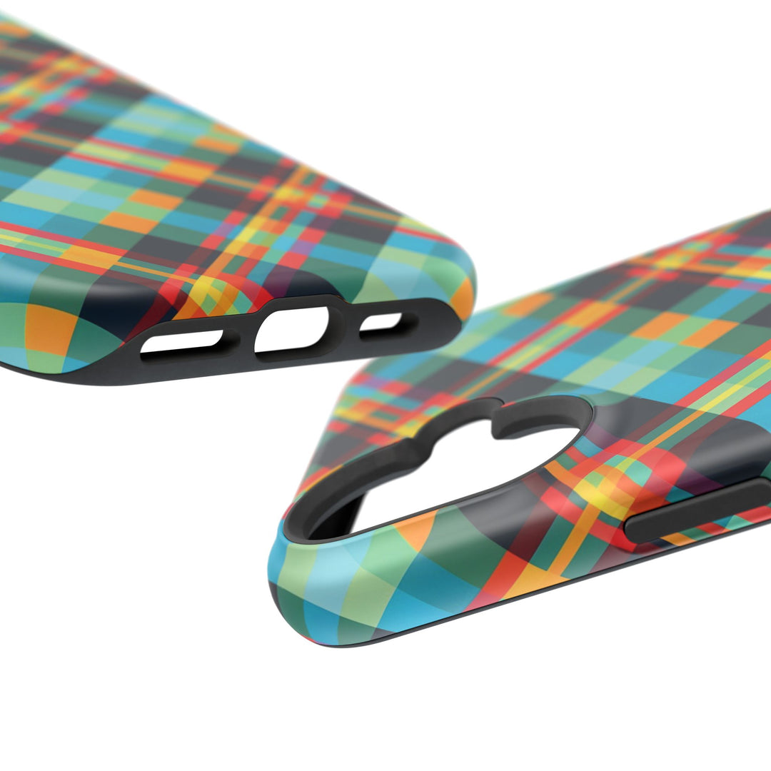 Checkered Plaid Magsafe Gift for Her Cute Phone Case for Iphone, | iPhone 16 | iPhone 15 Pro Max, Iphone 14 Pro Max, 13 12 11 10 9 8 7 - Studio40ParkLane