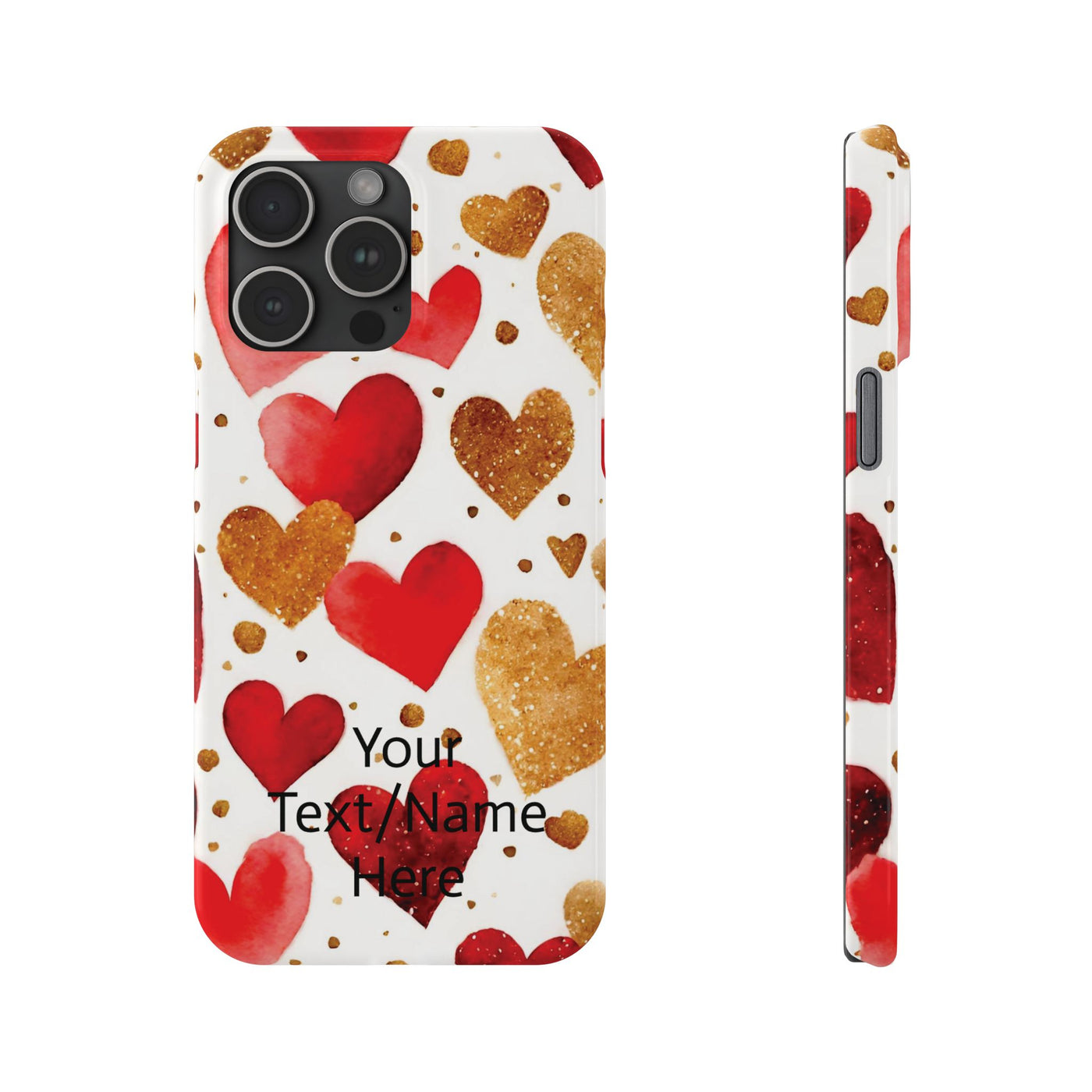 Slim Custom Personalized Valentine Love Gift for Her Cute Phone Cases for Iphone 16 Pro Max | iPhone 15 Case | iPhone 15 Pro Max Case, Iphone 14