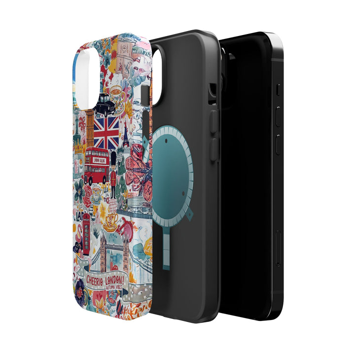 London England Coquette Collage Tough Magsafe Cute Phone Cases for Iphone | iPhone 17 Pro Max Case, Iphone 16, Iphone 15 14 13 12 11 10 9 - Studio40ParkLane