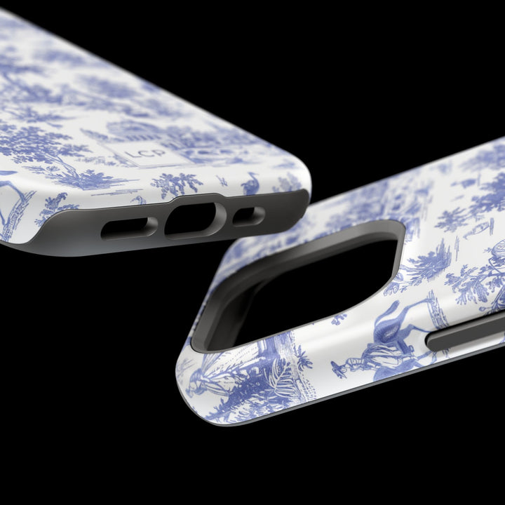 Custom Personalized French Toile Magsafe Phone Case for Iphone 18 - iPhone 17 Pro Max Air Plus 15 14 13 12 11, Samsung Galaxy Phone Cases - Studio40ParkLane