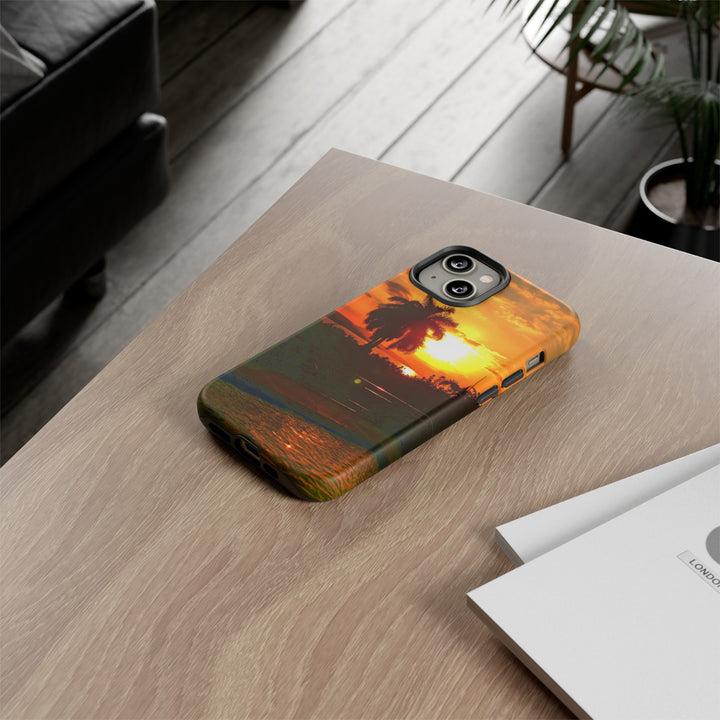 Cute Samsung Case | Cool Iphone Case | Summer Jamaica Pool Sunset, Samsung S24, S23, S22, S21, IPhone 15 Case | Iphone 14 Case, Iphone 13 Case - Studio40ParkLane