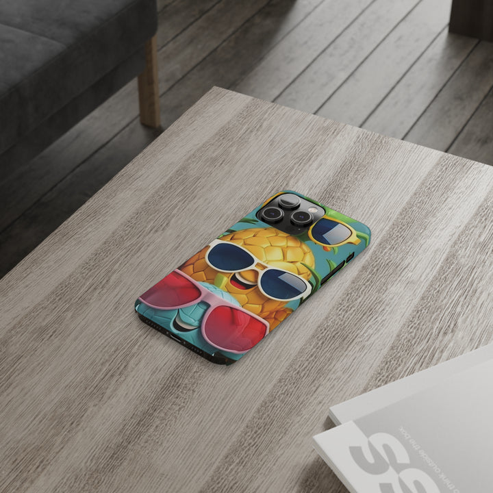 Slim Cute Phone Cases for Iphone - | iPhone 15 Case | iPhone 15 Pro Max Case, Iphone 14 Case, Iphone 14 Pro Max, Iphone 13, Summer Pineapple Fruit - Studio40ParkLane