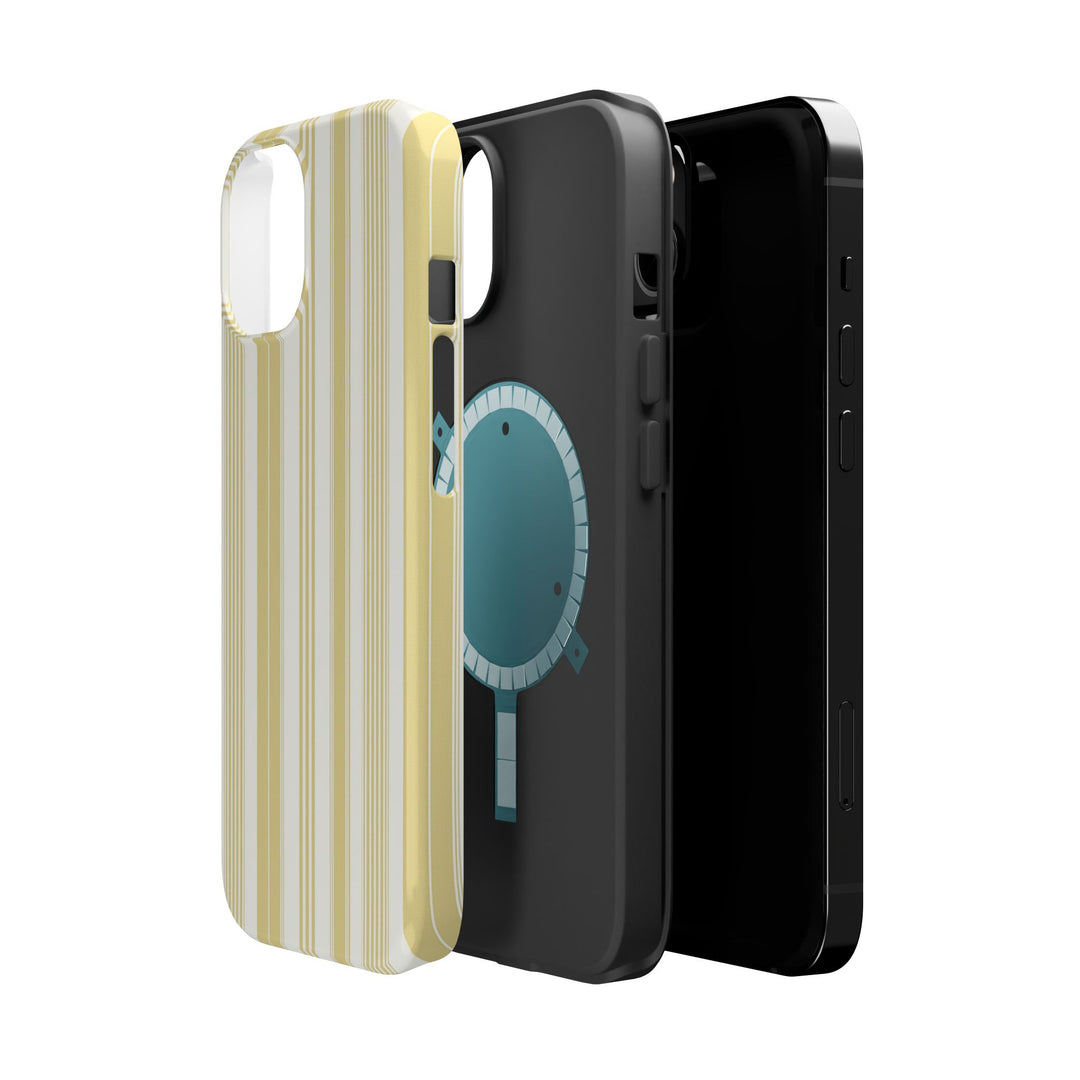 MagSafe Cute Phone Case, Coastal Striped Phone Case for iPhone 17 16 15 14 13 12 Pro Max, Samsung S25 S24 S23 Ultra case
