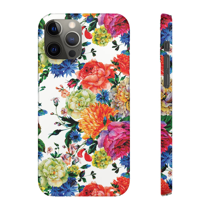 Sleek Snap Colorful Flowers Cute Phone Case for iPhone 16 15 14 13 12 11 X Xs Max Xr Pro Plus Samsung Galaxy S24 S23 S22 S21 S20 Note Ultra
