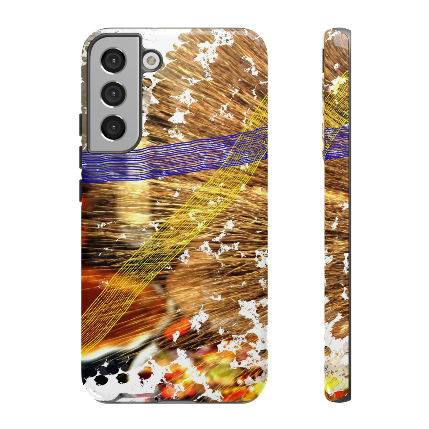 Impact Resistant, Pecan Pie Abstract, Cute Phone Cases for Samsung S24, S23, S22, S21, IPhone 15 pro Iphone 14 pro Iphone 13 IPhone 12 Iphone 11