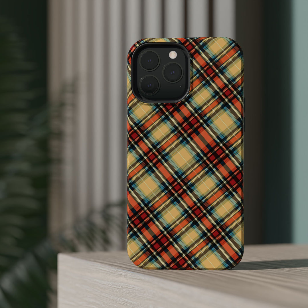 Checkered Plaid Magsafe Gift for Her Cute Phone Case for Iphone, | iPhone 16 | iPhone 15 Pro Max, Iphone 14 Pro Max, 13 12 11 10 9 8 7 - Studio40ParkLane