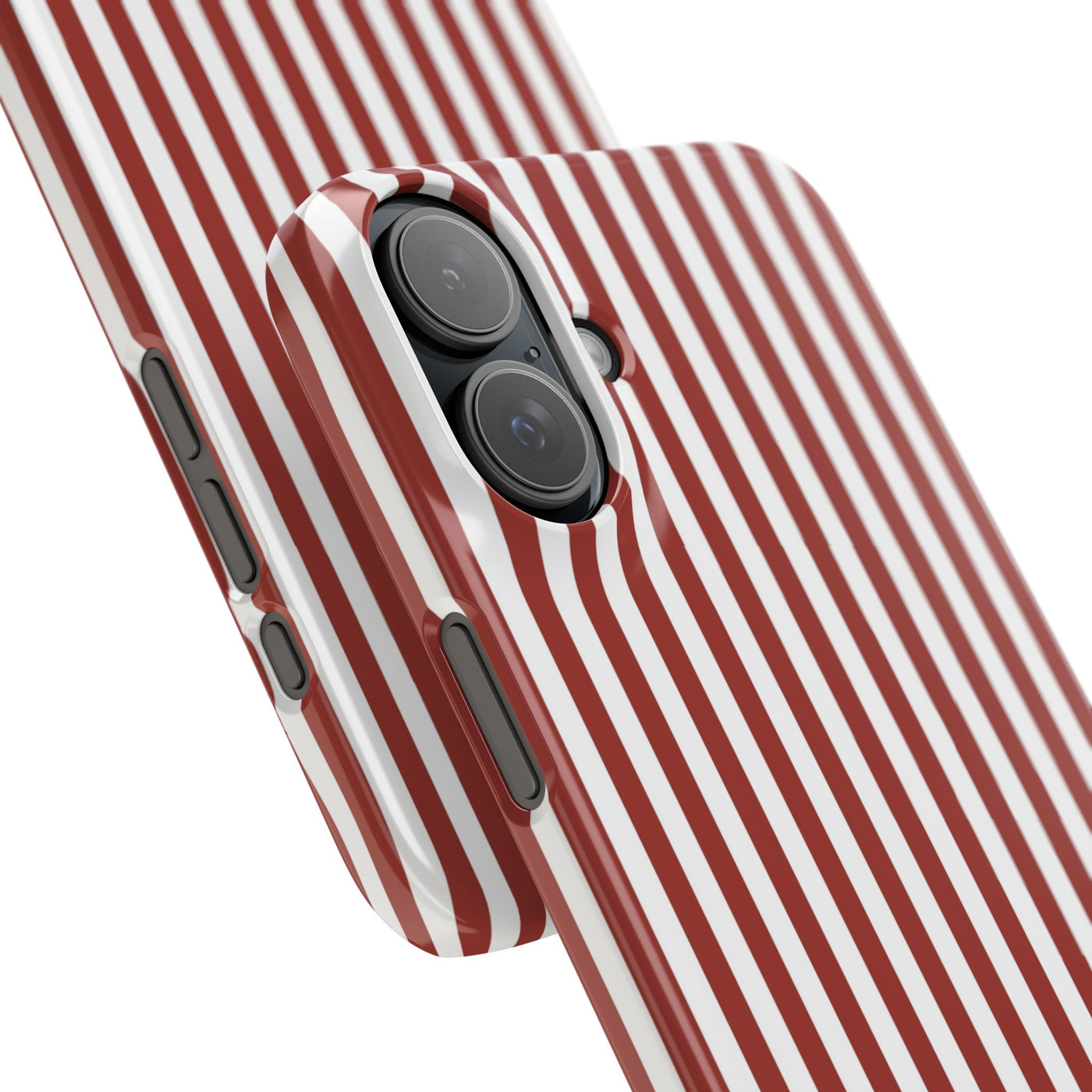 Slim Farmhouse Red Striped Cute Phone Case for Iphone 16 - | iPhone 15 Pro Max Case | iPhone 14 Case Iphone 13 12 11 10 9 8 7 Gift for Her - Studio40ParkLane