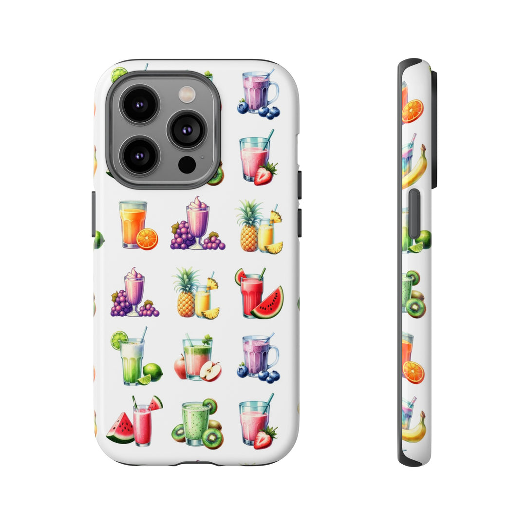 Cute Samsung Case | Cool Iphone Case | Tropical Summer Fruit Cocktail, Samsung S24, S23, S22, S21, IPhone 15 Case | Iphone 14 Case, Iphone 13 Case - Studio40ParkLane