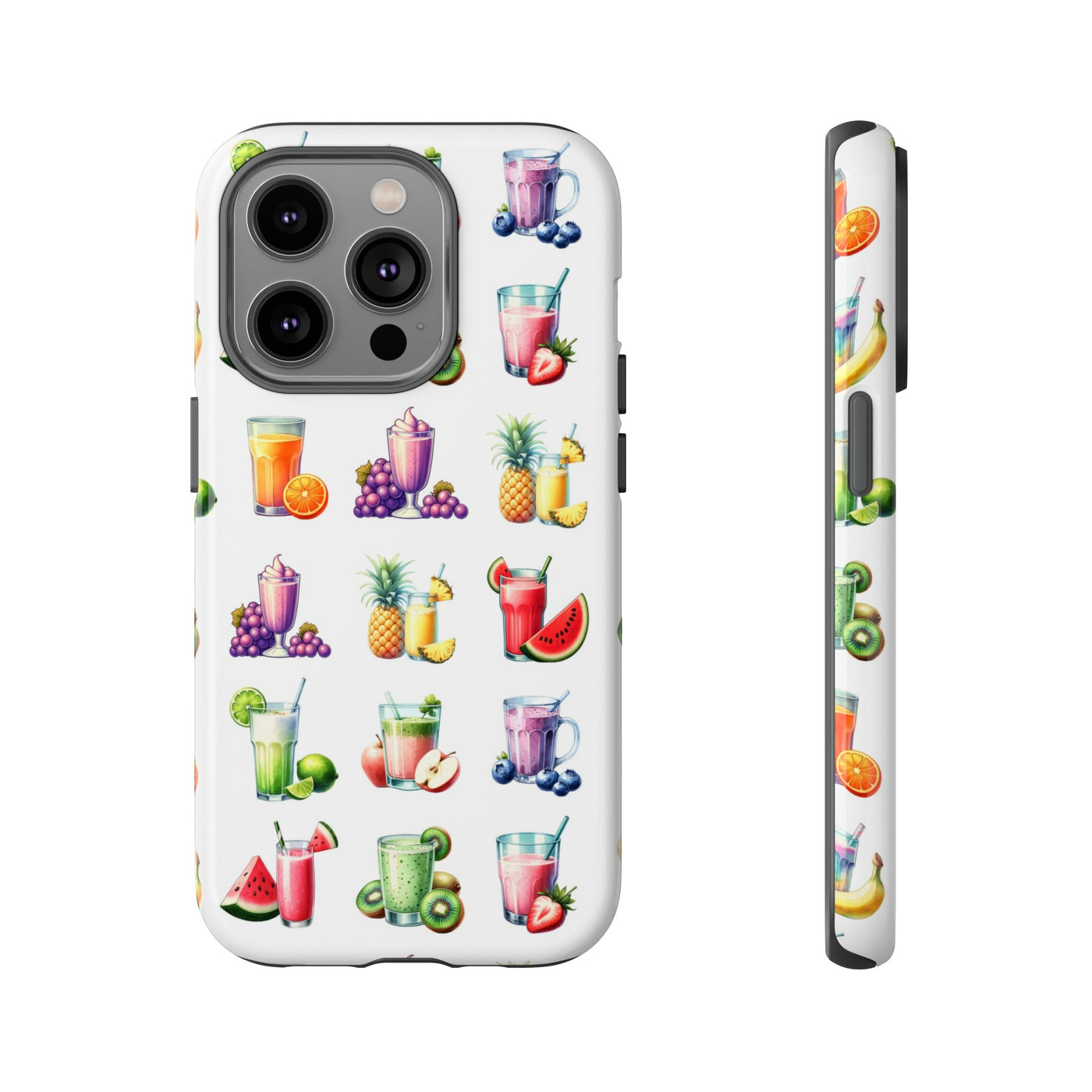 Cute Samsung Case | Cool Iphone Case | Tropical Summer Fruit Cocktail, Samsung S24, S23, S22, S21, IPhone 15 Case | Iphone 14 Case, Iphone 13 Case