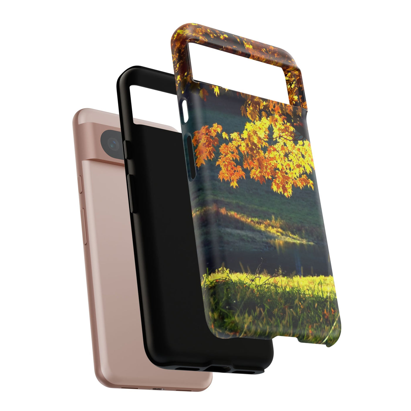 Impact Resistant, Fall Leaves Collage, Cute Phone Cases for Samsung S24, S23, S22, S21, IPhone 15 pro Iphone 14 pro Iphone 13 IPhone 12 Iphone 11