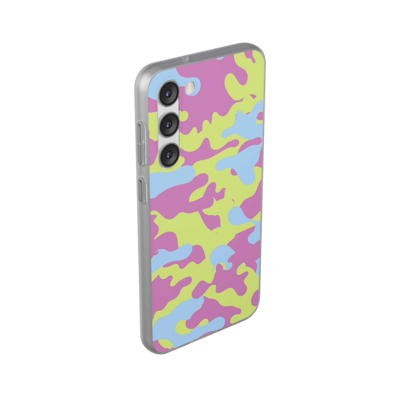 Cute Flexi Samsung Phone Cases, Spring Camouflage Galaxy S23 Phone Case, Samsung S22 Case, Samsung S21 Case, S20 Plus