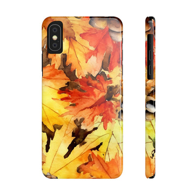 Slim Fall Leaves Slim Cute Phone Cases for Iphone  | iPhone 15 Case | iPhone 15 Pro Max Case, Iphone 14, Iphone 14 Pro Max, Iphone 13