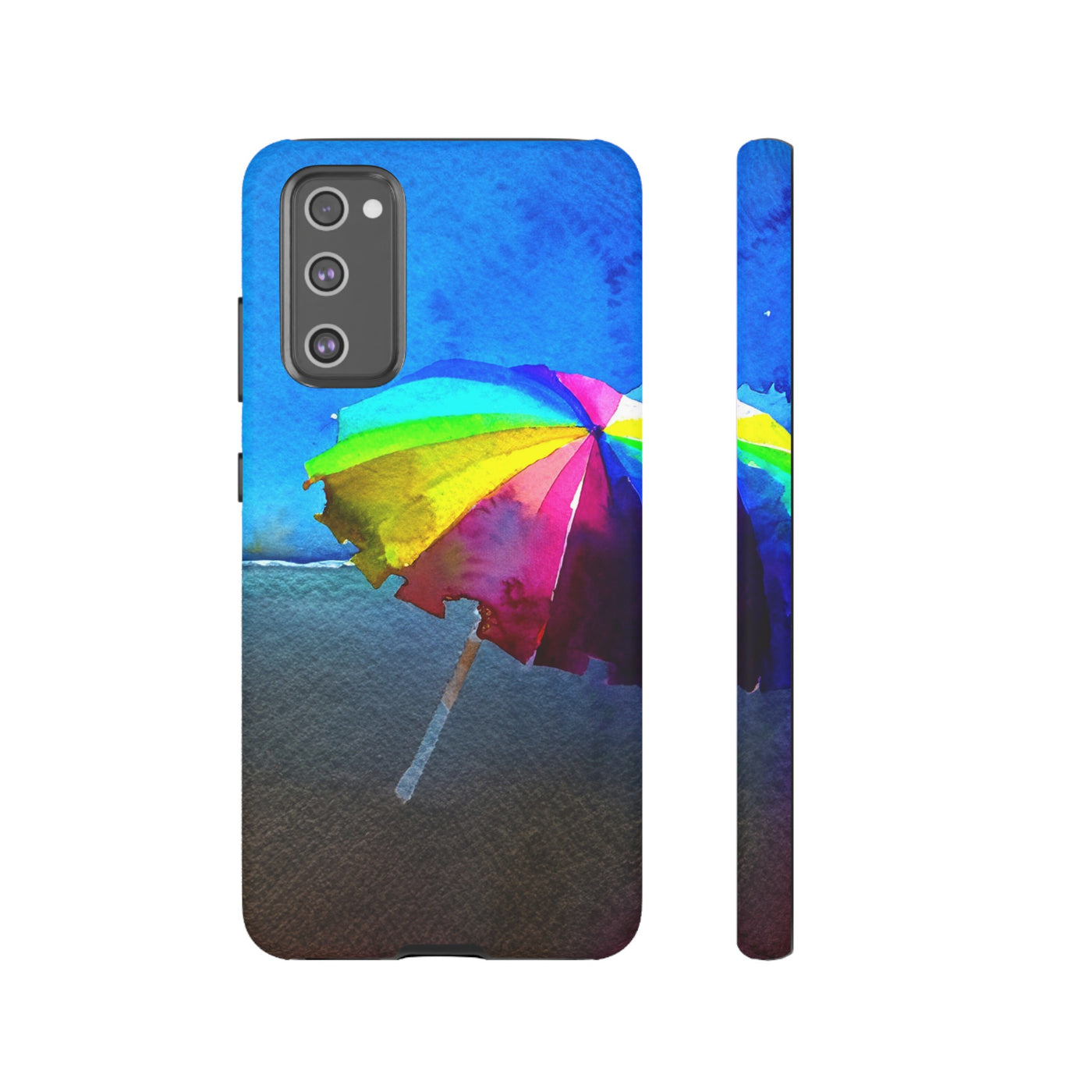 Cute Samsung Case | Cool Iphone Case | Summer Colorful Beach Parasol, Samsung S24, S23, S22, S21, IPhone 15 Case | Iphone 14 Case, Iphone 13 Case