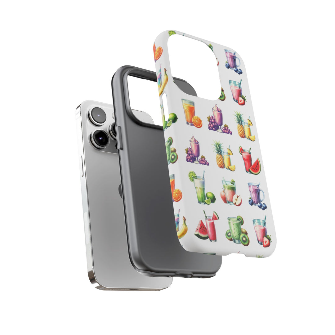Cute Samsung Case | Cool Iphone Case | Tropical Summer Fruit Cocktail, Samsung S24, S23, S22, S21, IPhone 15 Case | Iphone 14 Case, Iphone 13 Case - Studio40ParkLane