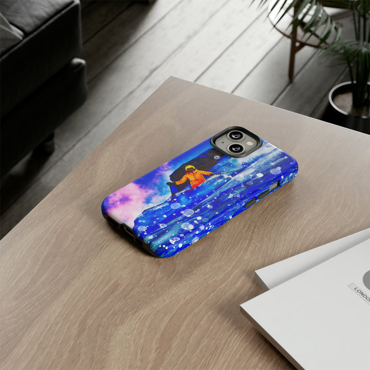 Cute IPhone Case | iPhone 15 Case | iPhone 15 Pro Max Case, Iphone 14 Case, Iphone 14 Pro Max Case IPhone Case for Art Lovers, Skier Mountain - Studio40ParkLane