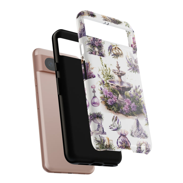 Impact Resistant, Lavender Wedding, Cute Phone Cases for Samsung S24, S23, S22, S21, IPhone 15 pro Iphone 14 pro Iphone 13 IPhone 12 Iphone 11 - Studio40ParkLane