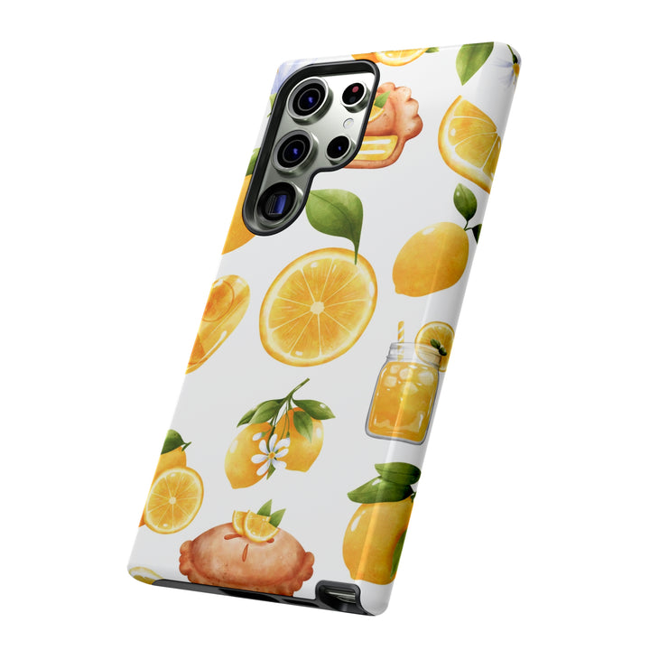 Cute Samsung Phone Case | Aesthetic Samsung Phone Case | Galaxy S23, S22, S21, S20 | Summer Fruit Lemons, Protective Phone Case - Studio40ParkLane