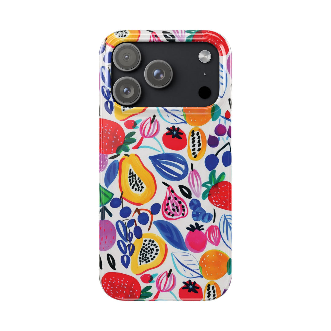 Slim Summer Fruit Cute Phone Case for Iphone 17 | iPhone 16 Case | iPhone 15 Pro Max, Iphone 14, Iphone 14 Pro Max, Iphone 13, Gift for Her