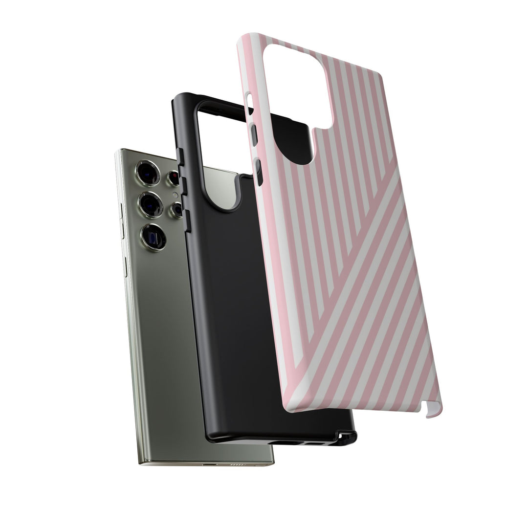 Custom Personalized Tough Phone Case - Aesthetic Stripes - For iPhone 17 Pro Max iPhone 16 Pro iPhone 15 Iphone 14 Iphone 13 Plus 13 12 11 - Studio40ParkLane