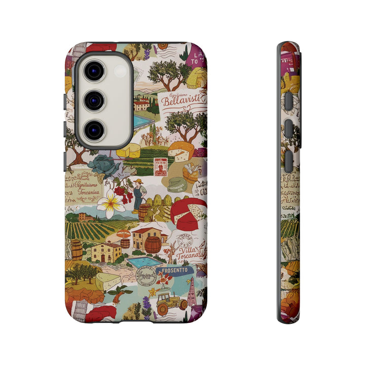 Italy Tuscany Coquette Collage Tough Premium Phone Case - For iPhone 17 Pro Max iPhone 16 Pro iPhone 15 Iphone 14 Plus 13 Pro 12 11 10 XR - Studio40ParkLane
