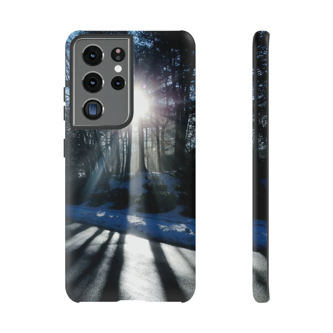 Cute Samsung Phone Case | Aesthetic Samsung Phone Case | Galaxy S23, S22, S21, S20 | Winter Sunshine, Protective Phone Case - Studio40ParkLane