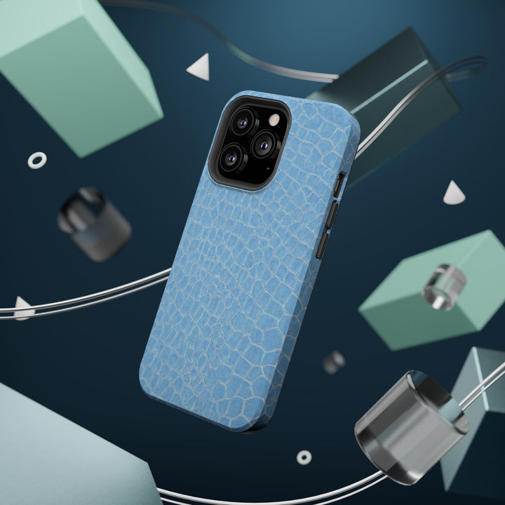 Non Leather Blue Color Pattern Magsafe Cute Phone Case for Iphone Gift for Her, | iPhone 15 Case | iPhone 15 Pro Max Case, Iphone 14, Iphone 14 Pro Max, Iphone 13, Iphone 16 - Studio40ParkLane