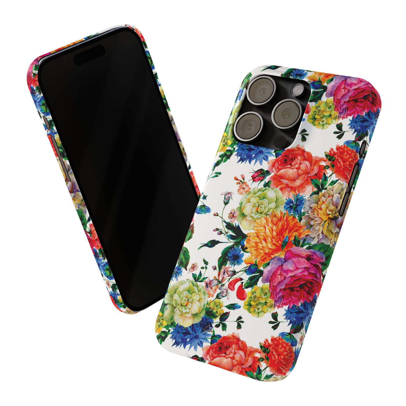 Slim Spring Flowers Gift for Her Cute Phone Cases for Iphone 16 Pro Max | iPhone 15 Case | iPhone 15 Pro Max Case, Iphone 14, 13, 12, 11, 10, 8, 7 - Studio40ParkLane