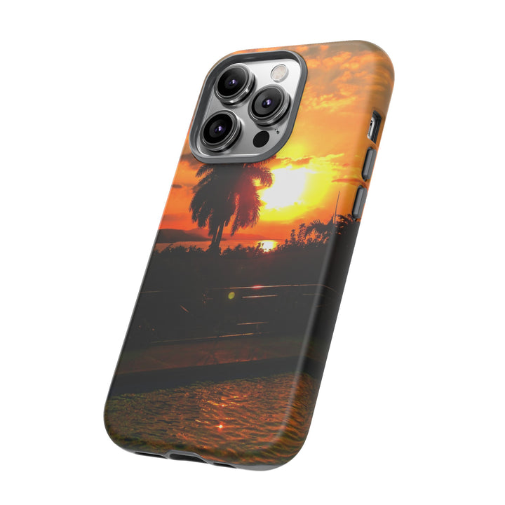 Cute Samsung Case | Cool Iphone Case | Summer Jamaica Pool Sunset, Samsung S24, S23, S22, S21, IPhone 15 Case | Iphone 14 Case, Iphone 13 Case - Studio40ParkLane