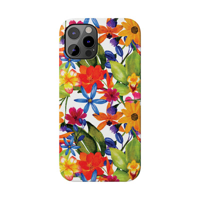Slim Spring Flowers Gift for Her Cute Phone Cases for Iphone 16 Pro Max | iPhone 15 Case | iPhone 15 Pro Max Case, Iphone 14, 13, 12, 11, 10, 8, 7 - Studio40ParkLane