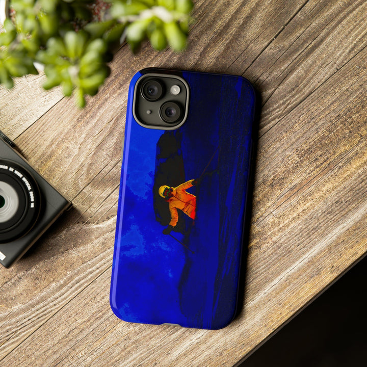 Cute IPhone Case | iPhone 15 Case | iPhone 15 Pro Max Case, Iphone 14 Case, Iphone 14 Pro Max Case IPhone Case for Art Lovers, Skier Mountain Night - Studio40ParkLane