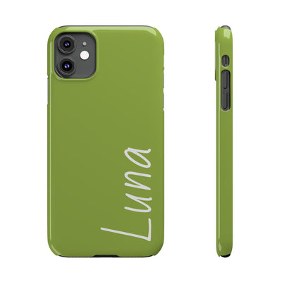 Personalized Initial Name Custom Slim Phone Cases for Iphone 16 Pro Max | iPhone 15 Case | iPhone 15 Pro Max Case, Iphone 14, 13, 12, 11, 10, 8, 7 - Studio40ParkLane