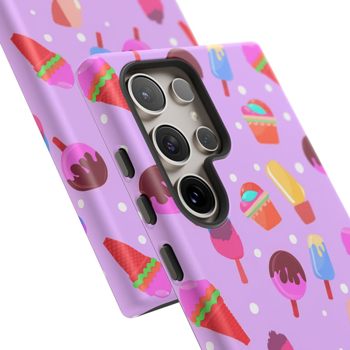 Cute Samsung Case | Cool Iphone Case | Summer Pink Ice - Cream, Samsung S24, S23, S22, S21, IPhone 15 Case | Iphone 14 Case, Iphone 13 Case - Studio40ParkLane