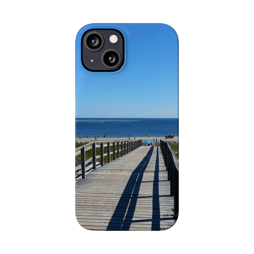 Slim Cute Phone Cases for Iphone - | iPhone 15 Case | iPhone 15 Pro Max Case, Iphone 14 Case, Iphone 14 Pro Max, Iphone 13, Summer Beach Walk - Studio40ParkLane