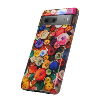 Impact Resistant, Fall Colors Buttons, Cute Phone Cases for Samsung S24, S23, S22, S21, IPhone 15 pro Iphone 14 pro Iphone 13 IPhone 12 Iphone 11