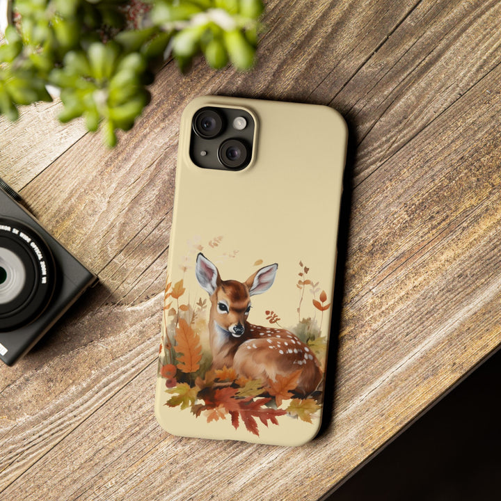 Slim Autumn Fall Deer Gift for Her Cute Phone Cases for Iphone 16 | iPhone 15 Case | iPhone 15 Pro Max Case, Iphone 14, Iphone 14 Pro Max, Iphone 13, Slim - Studio40ParkLane
