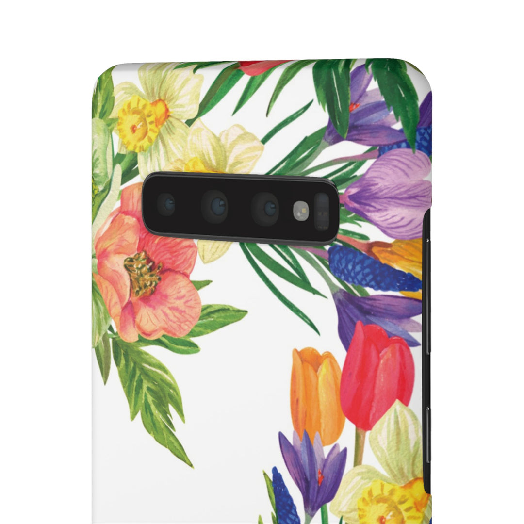 Sleek Snap Spring Summer Flowers Cute Phone Case for iPhone 16 15 14 13 12 11 X Xs Max Xr Pro Plus Samsung Galaxy S24 S23 S22 S21 S20 Ultra