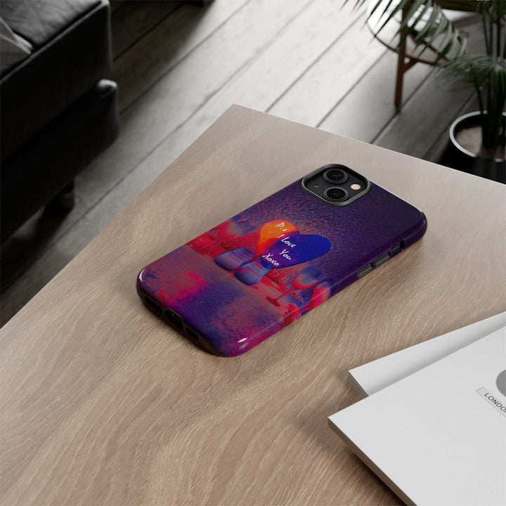 Cute Samsung Case | Cool Iphone Case | PS I love You - Heart, Samsung S24, S23, S22, S21, IPhone 15 Case | Iphone 14 Case, Iphone 13 Case - Studio40ParkLane