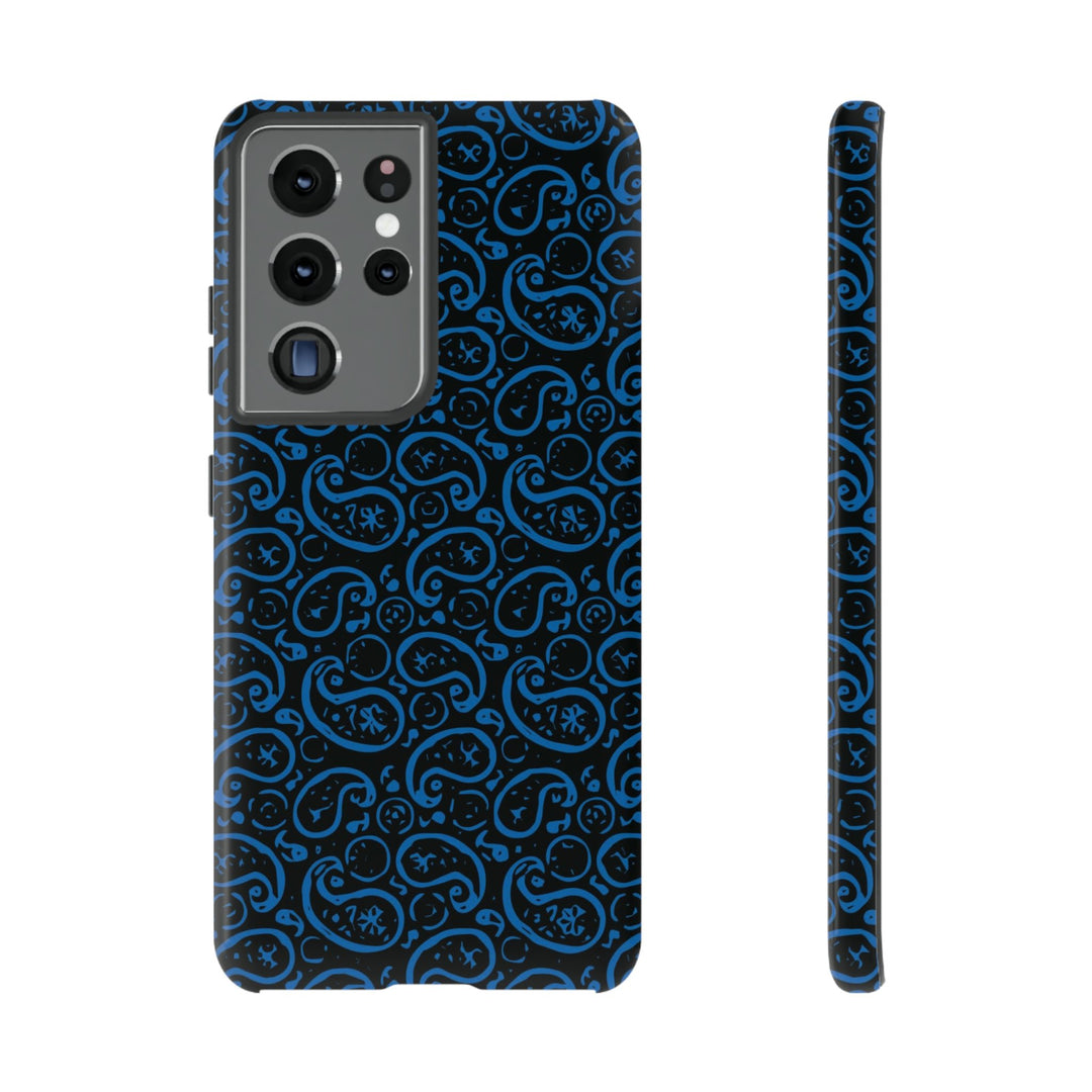 Samsung Galaxy Phone Case | Galaxy S23, S22, S21, S20 | Luxury Case Double Layered | Impact Resistant | Fashionable - Paisley 4 - Studio40ParkLane